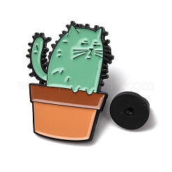 Cactus Cat Enamel Pins&nbsp;JEWB-A038-14EB
