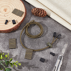 Rubber National Flag Strap. Multi-Functional Outdoor Tactical Vest Backpack Accessories&nbsp;AJEW-OC0014-97A