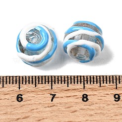 Handmade Gold Sand Enamel Lampwork Beads&nbsp;LAMP-B035-03