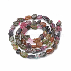 Natural Multicolor Tourmaline Beads Strands&nbsp;G-S331-6x8-008