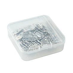 60Pcs 10 Styles Tibetan Style Alloy Pendants&nbsp;FIND-FS0002-20