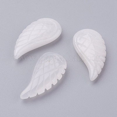 Natural White Jade Pendants&nbsp;G-E435-B-19-1