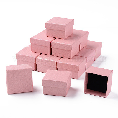 Square Cardboard Ring Boxes&nbsp;LS-CBOX-S020-02-1