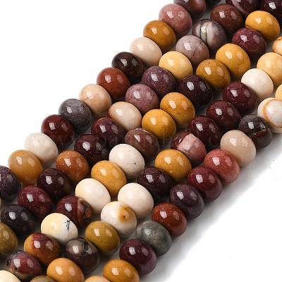 Natural Mookaite Beads Strands&nbsp;G-A280-A25-01-1