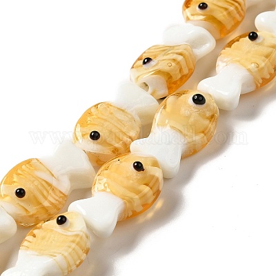 Handmade Lampwork Beads Strands&nbsp;LAMP-G154-07C-1