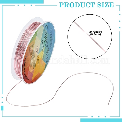 Copper Jewelry Wire&nbsp;CWIR-CW0.5mm-25-1