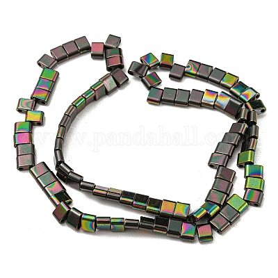 Electroplated Non-magnetic Synthetic Hematite Beads Strands&nbsp;G-C106-B02-05B-1