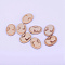 Resin Cameo Lady Head Cabochons, Oval, Antique White, 17x12.5x3.5mm