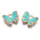 Alloy Enamel Charms&nbsp;ENAM-S121-070G-3