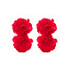 Polyester Dangle Stud Earrings&nbsp;FS-WGB7C07-01-2