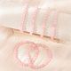 Natural Rose Quartz Bead Stretch Bracelets&nbsp;BJEW-K212-A-045-5
