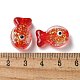 Handmade Foil Lampwork Fish Beads&nbsp;FOIL-Z001-01E-3
