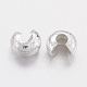 Brass Crimp Beads Covers&nbsp;KK-G016-S-NF-2