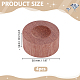 Flat Round Wooden Aromatherapy Diffuser&nbsp;AJEW-WH0077-209-2
