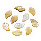 Natural Yellow Shell Pendants&nbsp;SSHEL-S258-100B-1