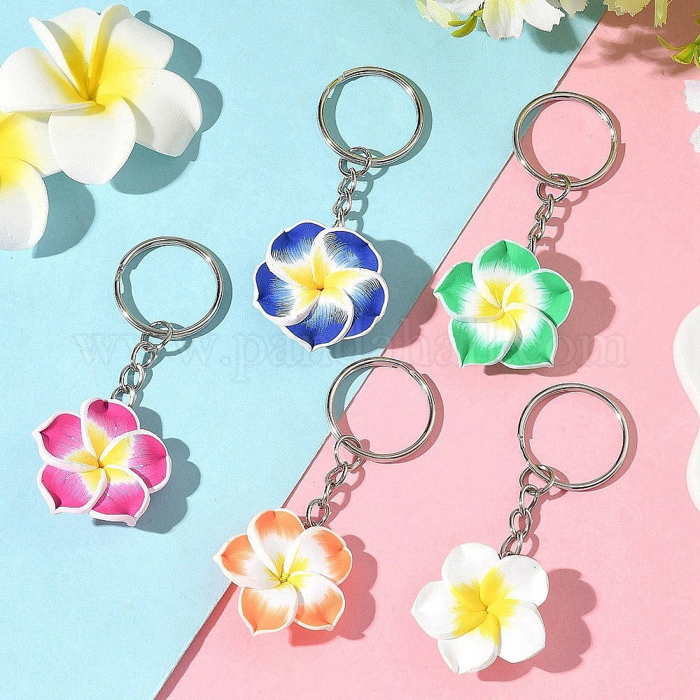 Wholesale Polymer Clay Pendant Keychains - Pandahall.com