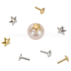 24Pcs 4 Style 925 Sterling Silver Flat Head Pins&nbsp;STER-ME0001-10