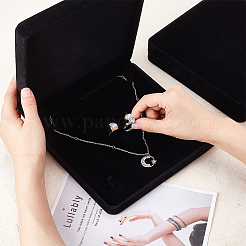 Velvet Pendants Boxes&nbsp;LS-VBOX-WH0011-08B
