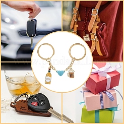 Alloy Enamel Keychain&nbsp;KEYC-YW00130-01
