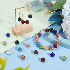60Pcs Polymer Clay Rhinestone Beads&nbsp;RB-PH0001-26