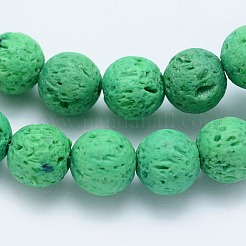 Natural Lava Rock Beads Strands&nbsp;G-F531-6mm-G07