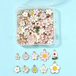 80Pcs 20 Styles Alloy Enamel Pendants&nbsp;ENAM-FS0004-21