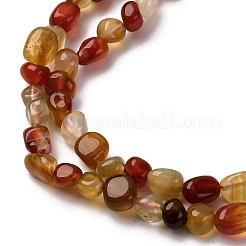 Natural Red Agate Beads Strands&nbsp;G-I389-A37-01B