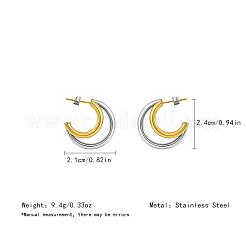 304 Stainless Steel Stud Earrings for Women&nbsp;DQ1821
