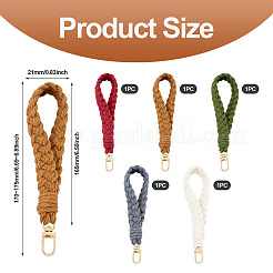 5Pcs Cotton Threads Pendant Decoration&nbsp;HJEW-TA00322