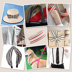 Cotton Ribbon&nbsp;OCOR-WH0048-05C