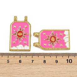 304 Stainless Steel Enamel Pendants&nbsp;STAS-P415-06G-02