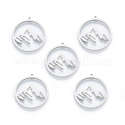 Non-Tarnish 304 Stainless Steel Pendants&nbsp;LS-A-STAS-N090-LA911-1