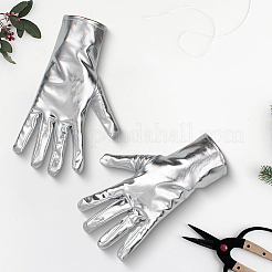 Women's Shiny PU Leather Gloves&nbsp;AJEW-CL0003-04A