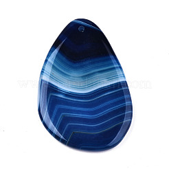 Dyed Natural Brazilian Agate Big Pendants&nbsp;G-T104-16M