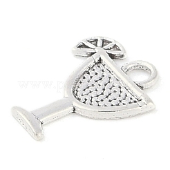 Tibetan Style Cocktail Glass Alloy Pendants&nbsp;LS-TIBEP-Q054-03AS-RS