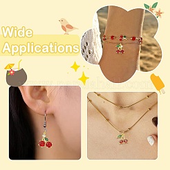 6Pcs 6 Styles Brass Micro Pave Cubic Zirconia Pendants&nbsp;KK-CJ0004-38