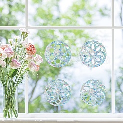 Waterproof PVC Colored Laser Stained Window Film Static Stickers&nbsp;DIY-WH0314-106