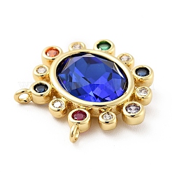 Brass Cubic Zirconia Pendants&nbsp;KK-G419-04G-01