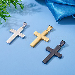 1Pc Brushed 304 Stainless Steel Pendants&nbsp;STAS-TADJ0001-07EB