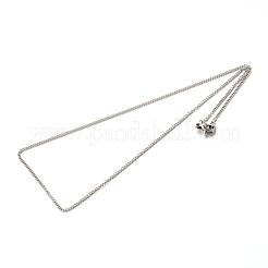 Tarnish Resistant 304 Stainless Steel Twisted Link Chain Necklaces&nbsp;STAS-M174-030P