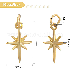 10Pcs Brass Pendants&nbsp;KK-BC0004-96