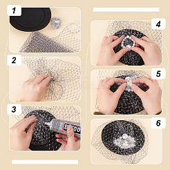 2M Deco Mesh Ribbons&nbsp;SRIB-WH0011-177A