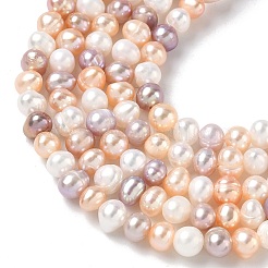 Natural Cultured Freshwater Pearl Beads Strands&nbsp;PEAR-C004-12