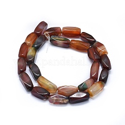 Natural Striped Agate/Banded Agate Beads Strands&nbsp;G-I245-28A