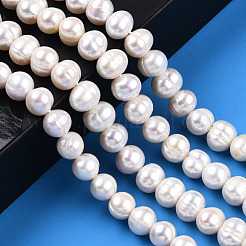 Natural Cultured Freshwater Pearl Beads Strands&nbsp;PEAR-N013-07H