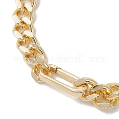 Brass Cuban Link Chain Bracelets&nbsp;BJEW-JB13349