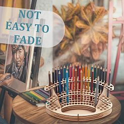 Detachable Wooden Drawing Pencil Display Stands&nbsp;DIY-WH0488-60