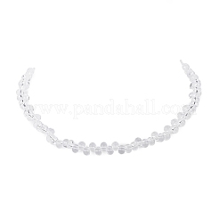 Glass Teardrop Beaded Necklaces&nbsp;NJEW-JN04273-02