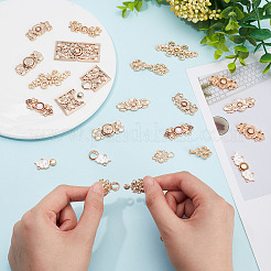 20 Sets 10 Styles Alloy Snap Lock Clasps&nbsp;FIND-CP0001-42