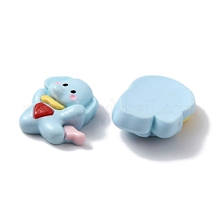 Opaque Resin Decoden Cabochons&nbsp;CRES-P030-F